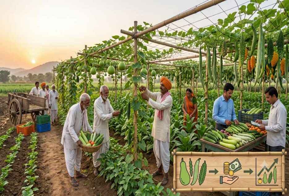 એક જાફરી, ત્રણ પાક અને દર મહિને ₹30,000 ની કમાણી—આ ખેડૂતની બુદ્ધિશાળી ઓછી કિંમતની નવીનતા વિશે જાણો.